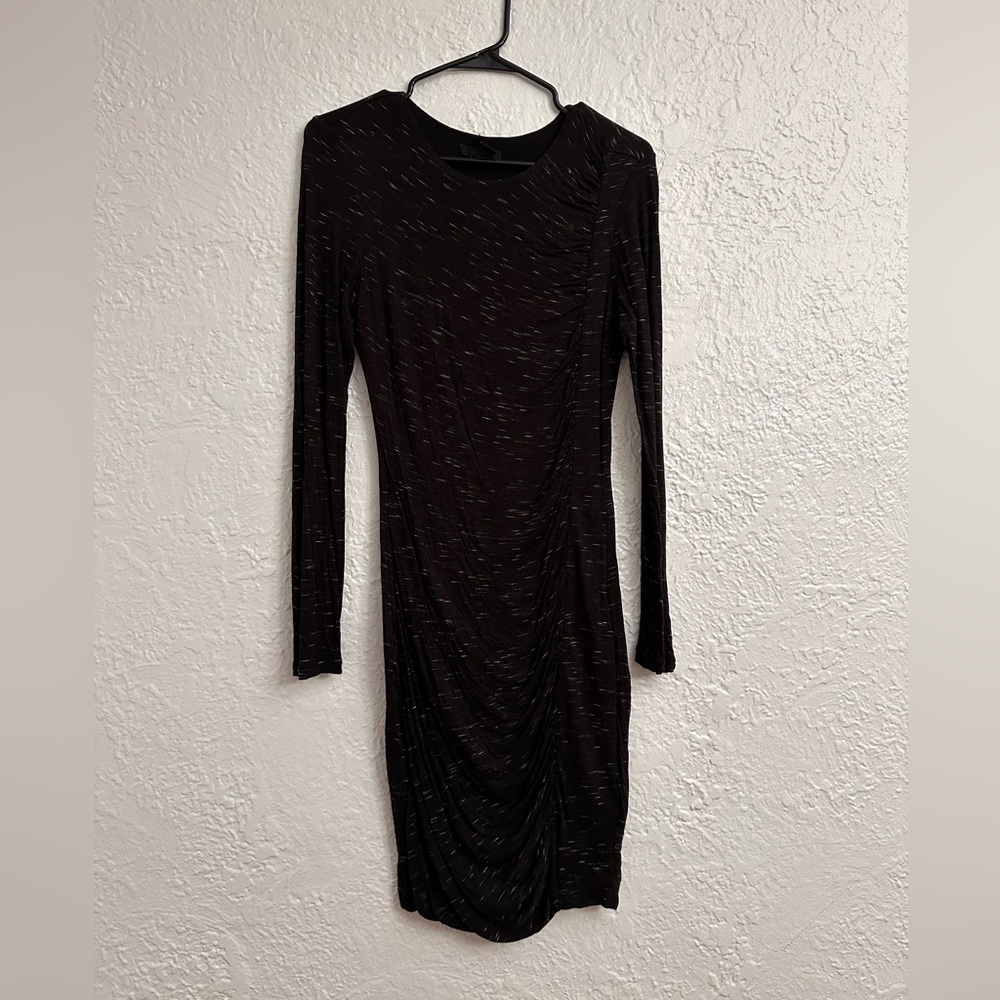 Black asymmetrical dress